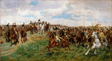  Ernest Oil Painting - Friedland Ernest Meissonier Academic Military War